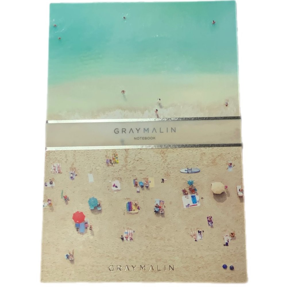NEW Gray Malin The Hawaii A5‎ Notebook Journal Water Beach Waikiki 136 pgs Lined